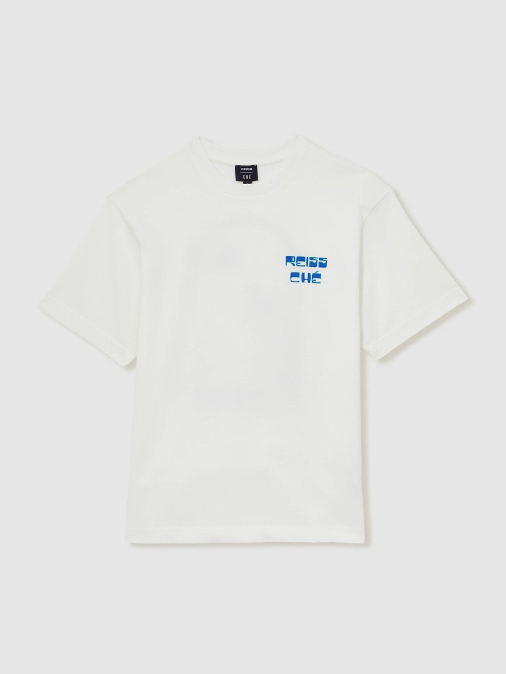 | Ché Cotton Palm-Print T-Shirt White | Mens