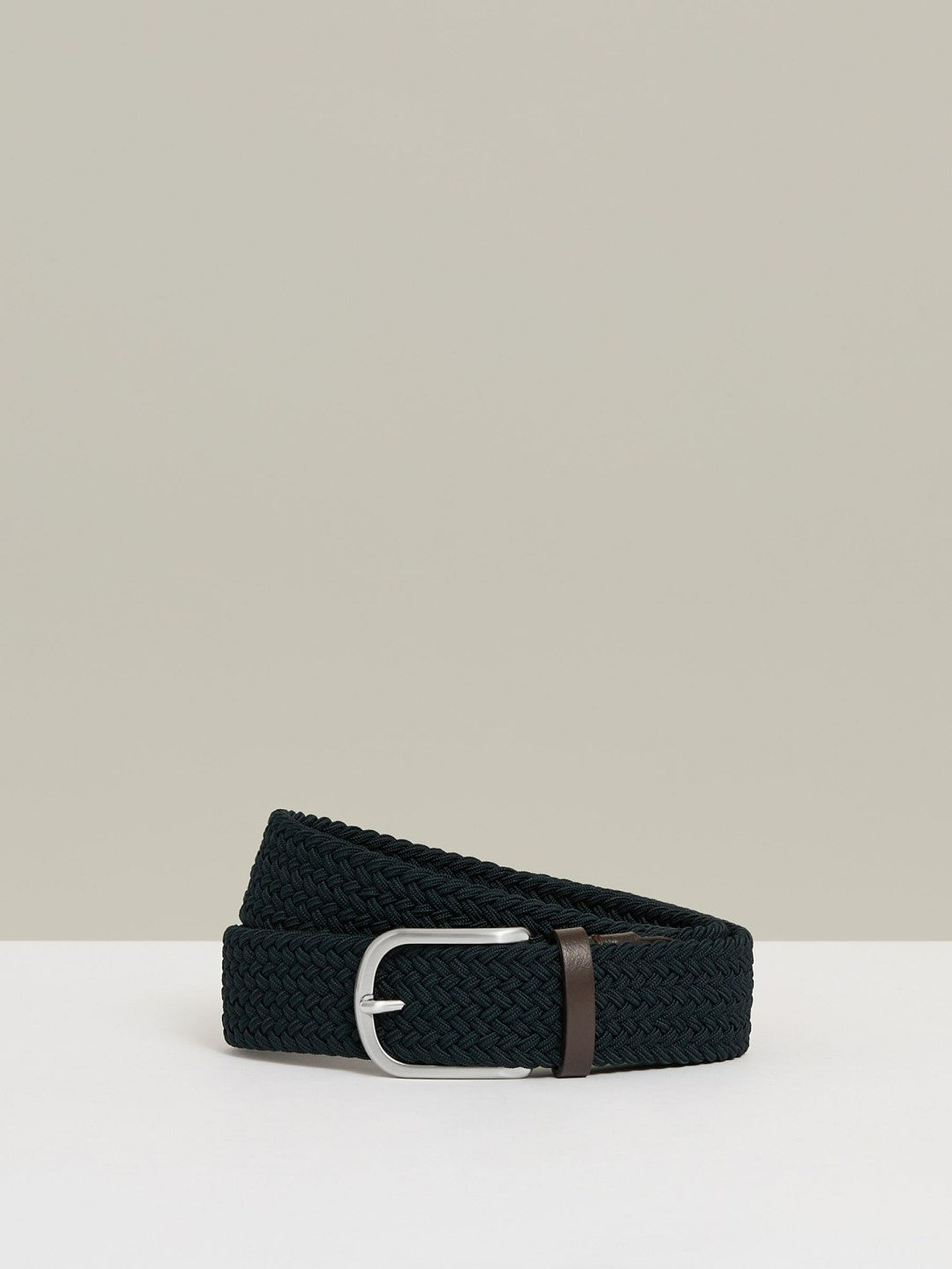 Basket Weave Belt Navy | Mens
