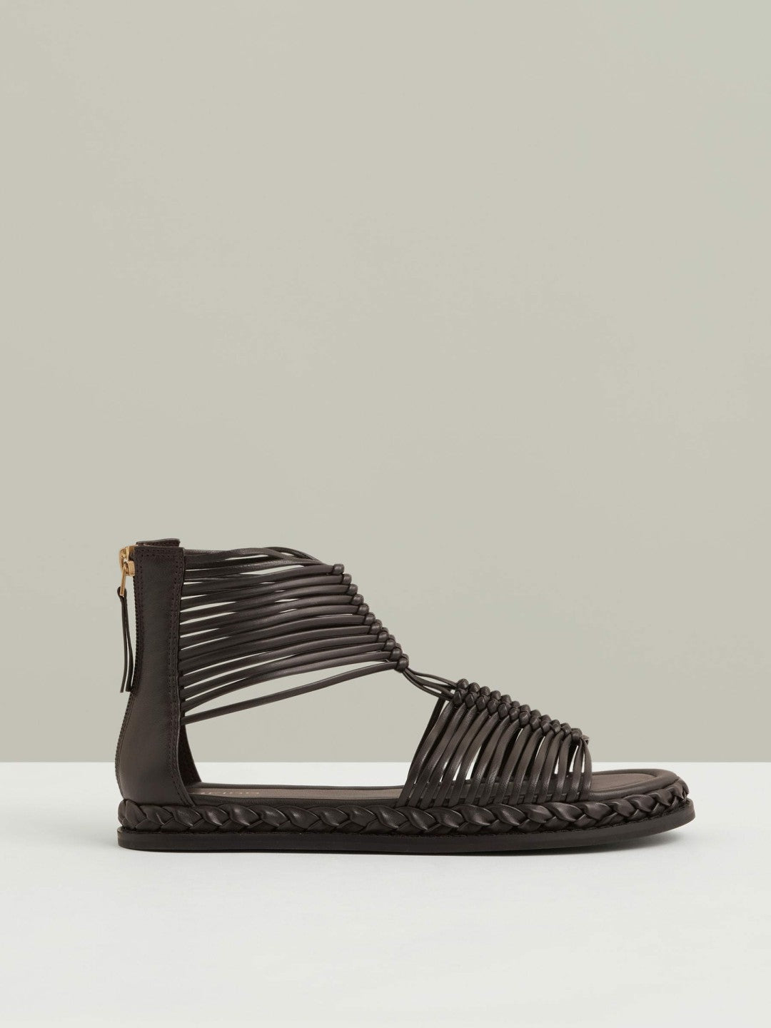 Leather Gladiator Sandals Chocolate | Womens