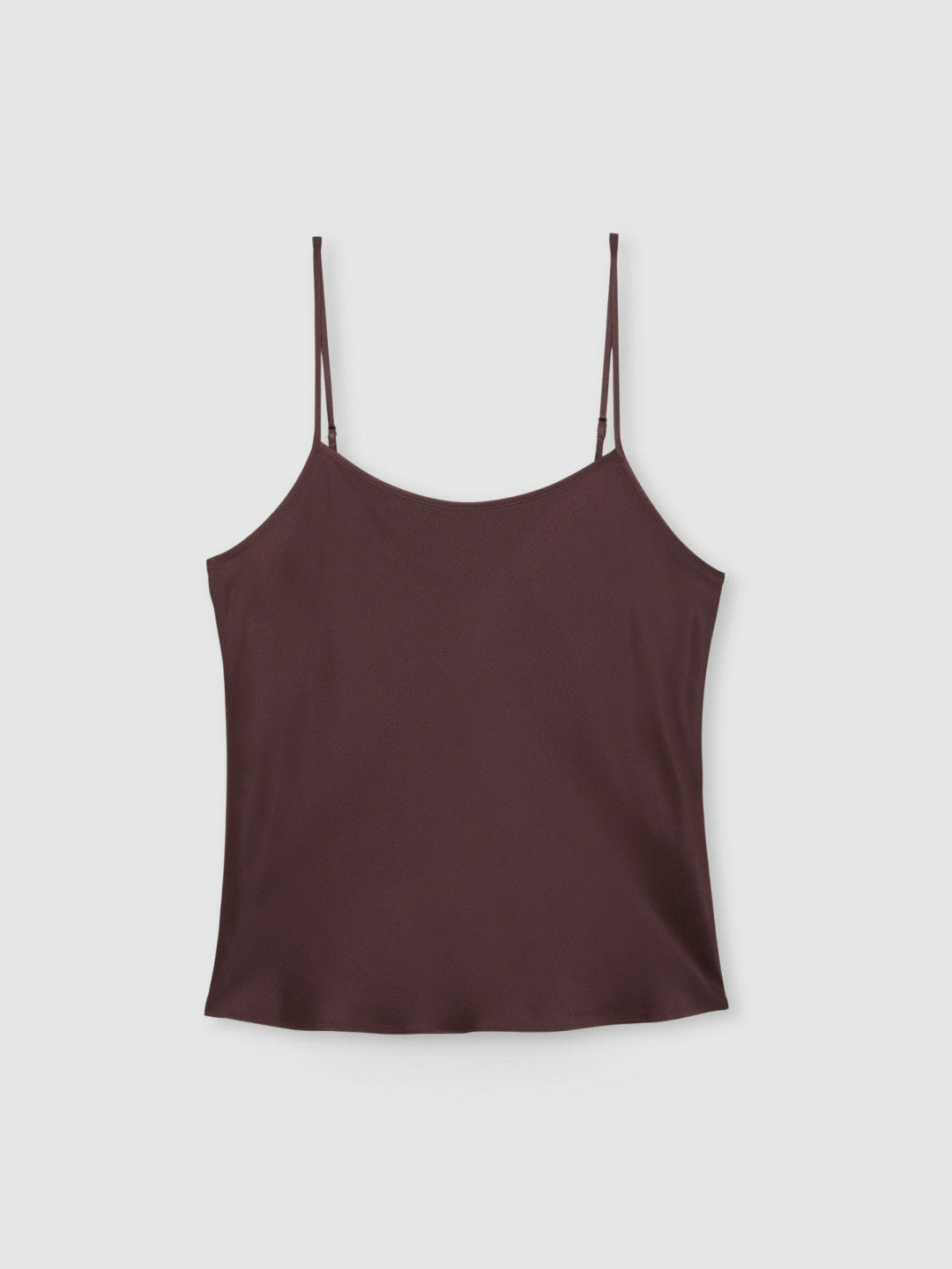 Silk Cami Top Burgundy | Womens