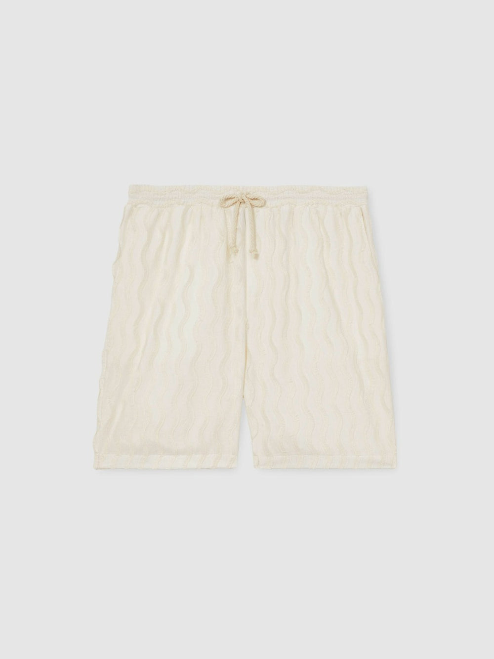 | Ché Fringed-Wave Shorts Off White | Mens