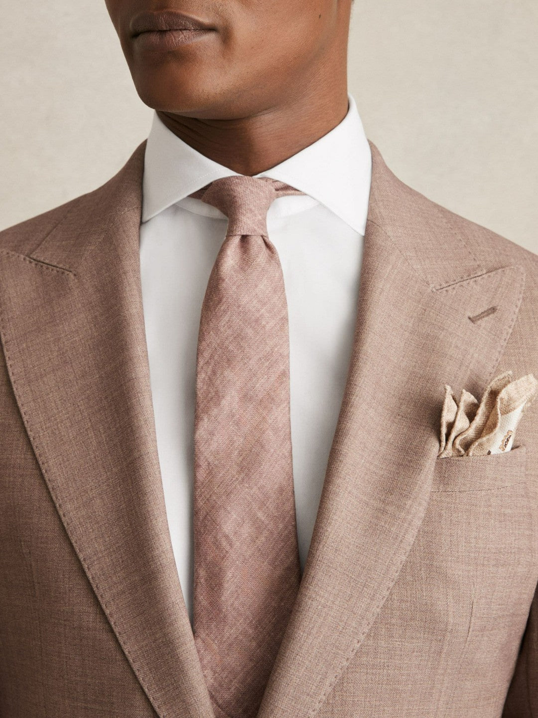 Double-Cuff Two-Fold Cotton Shirt White | Mens