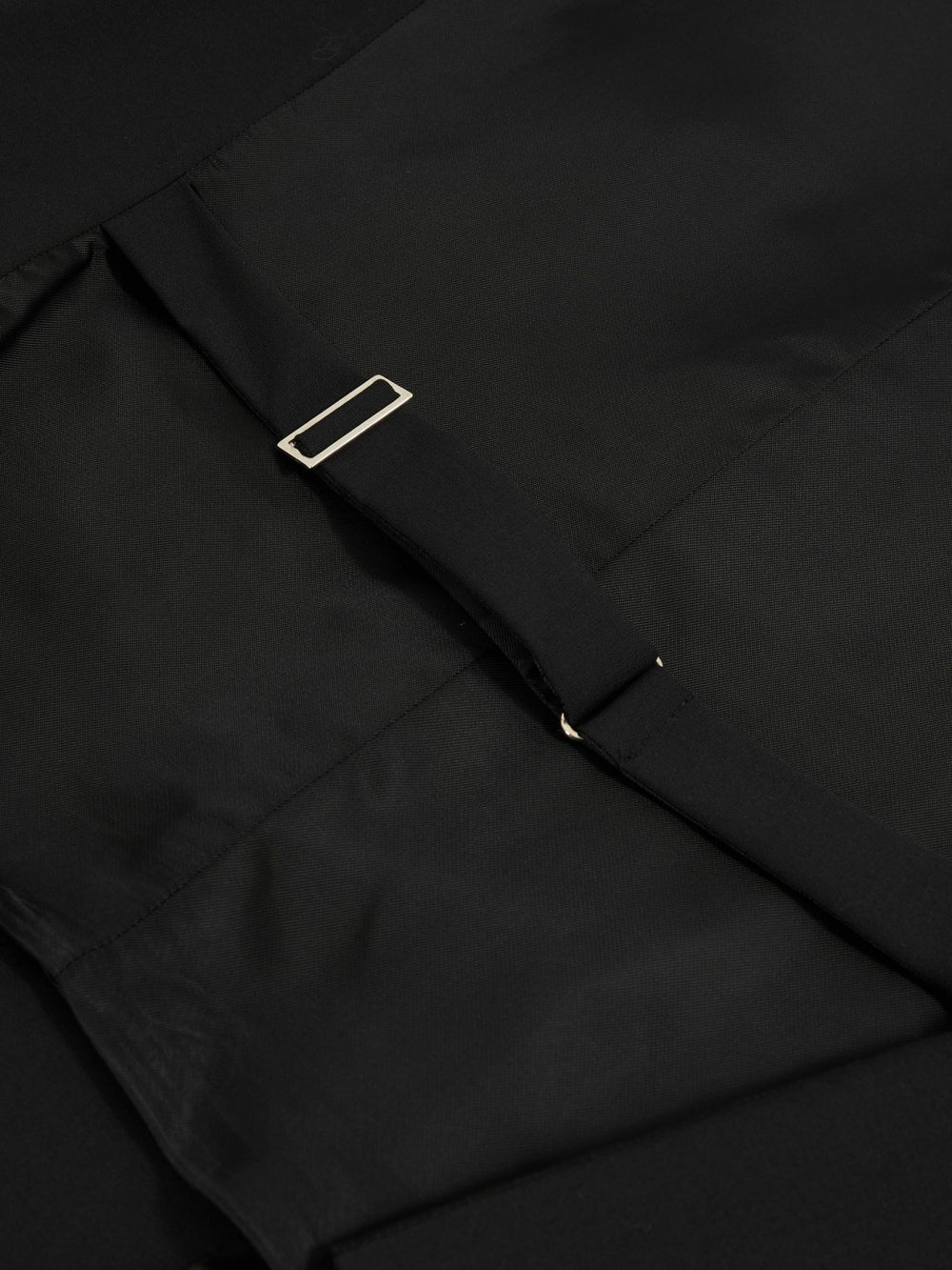 Wool-Blend Slim-Fit Waistcoat Black | Mens