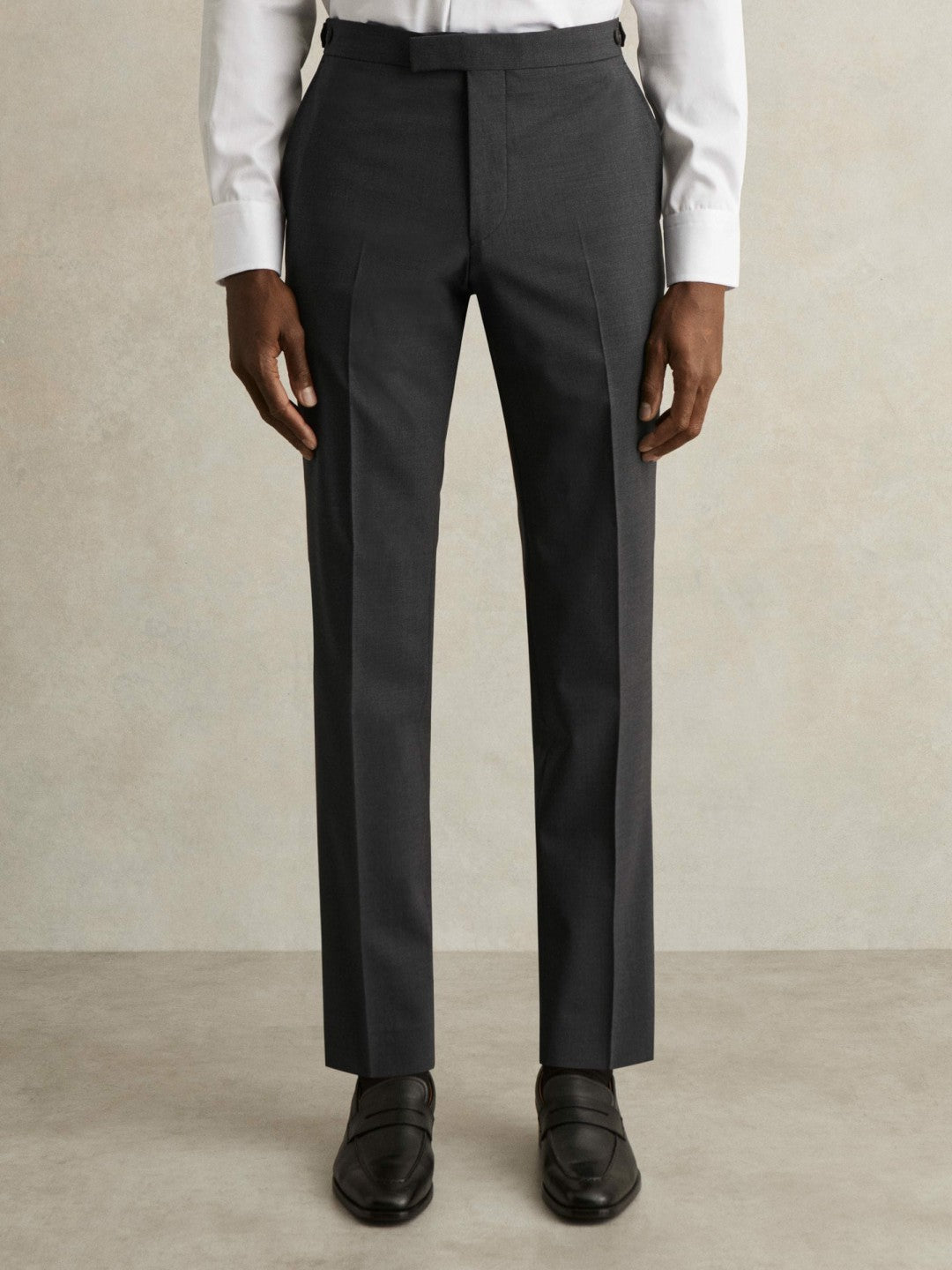 Slim-Fit Wool-Blend Suit Trousers Grey | Mens