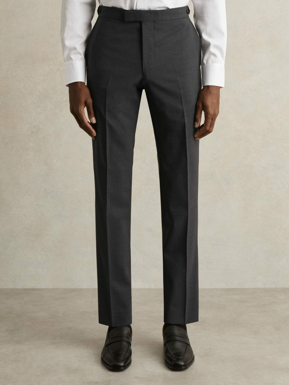 Slim-Fit Wool-Blend Suit Trousers Grey | Mens
