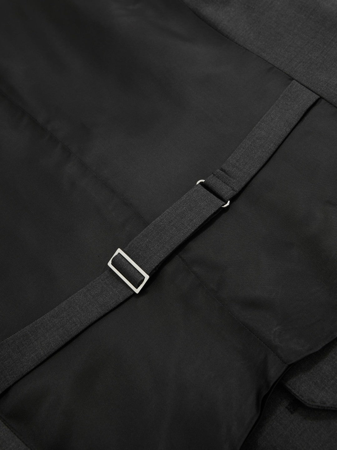 Wool-Blend Slim-Fit Waistcoat Grey | Mens