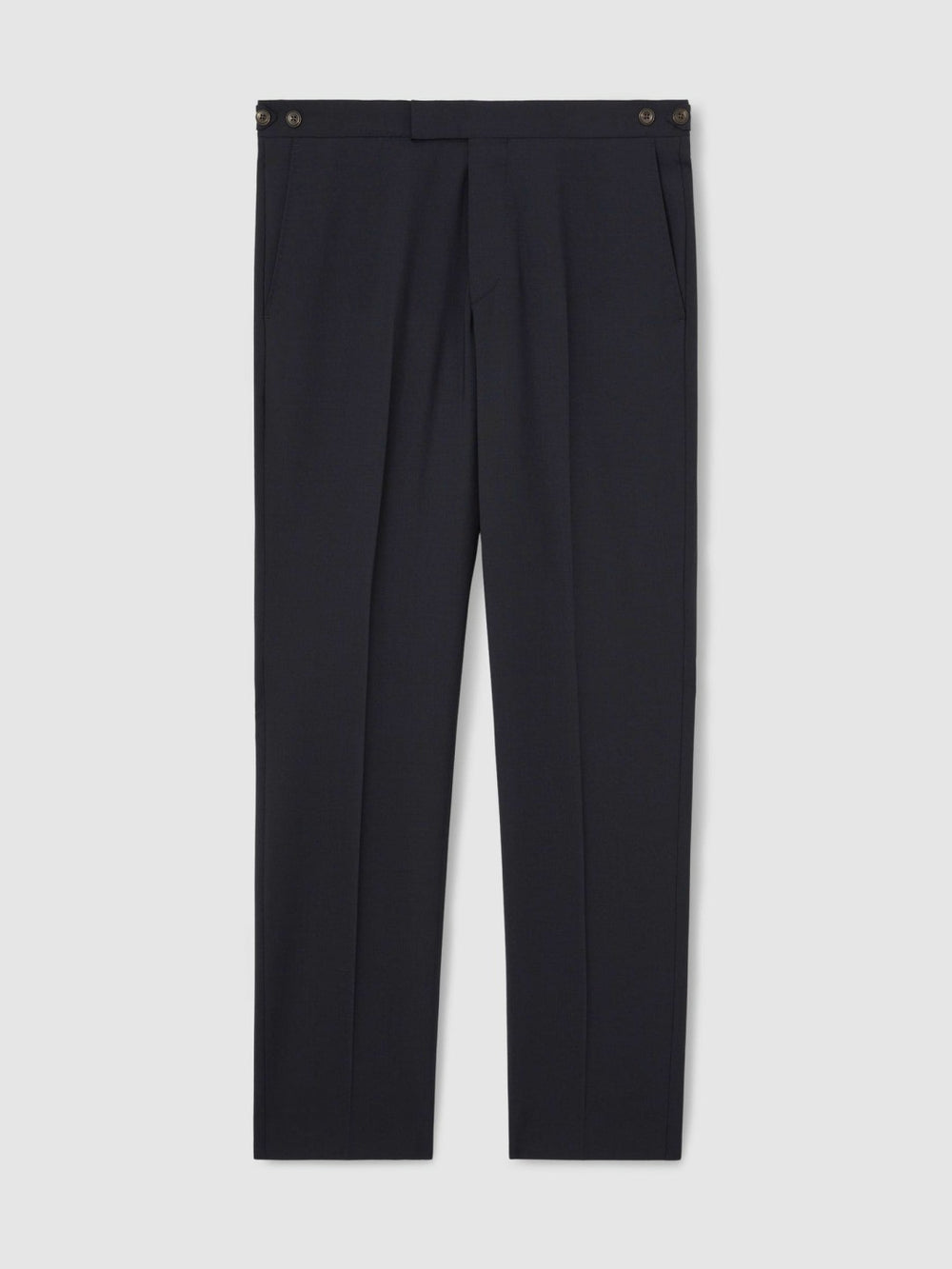 Slim-Fit Wool-Blend Suit Trousers Navy | Mens