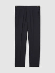 Slim-Fit Wool-Blend Suit Trousers Navy | Mens