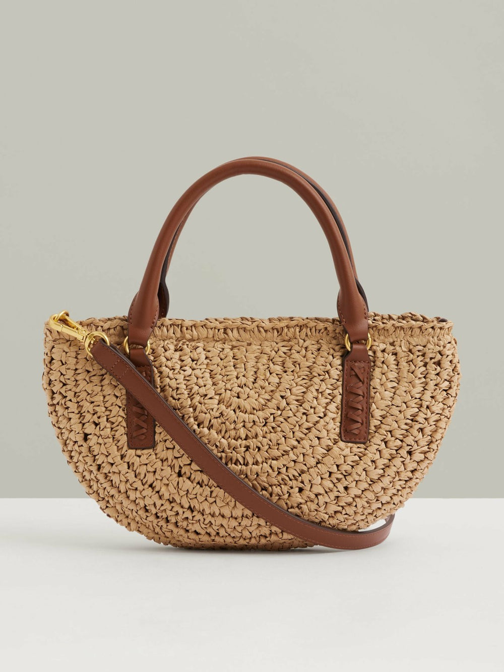 Raffia Woven Cross-body Bag Natural | Womens