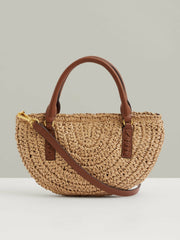 Raffia Woven Cross-body Bag Natural | Womens