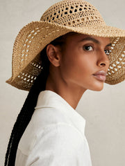 Straw Sun Hat Natural | Womens