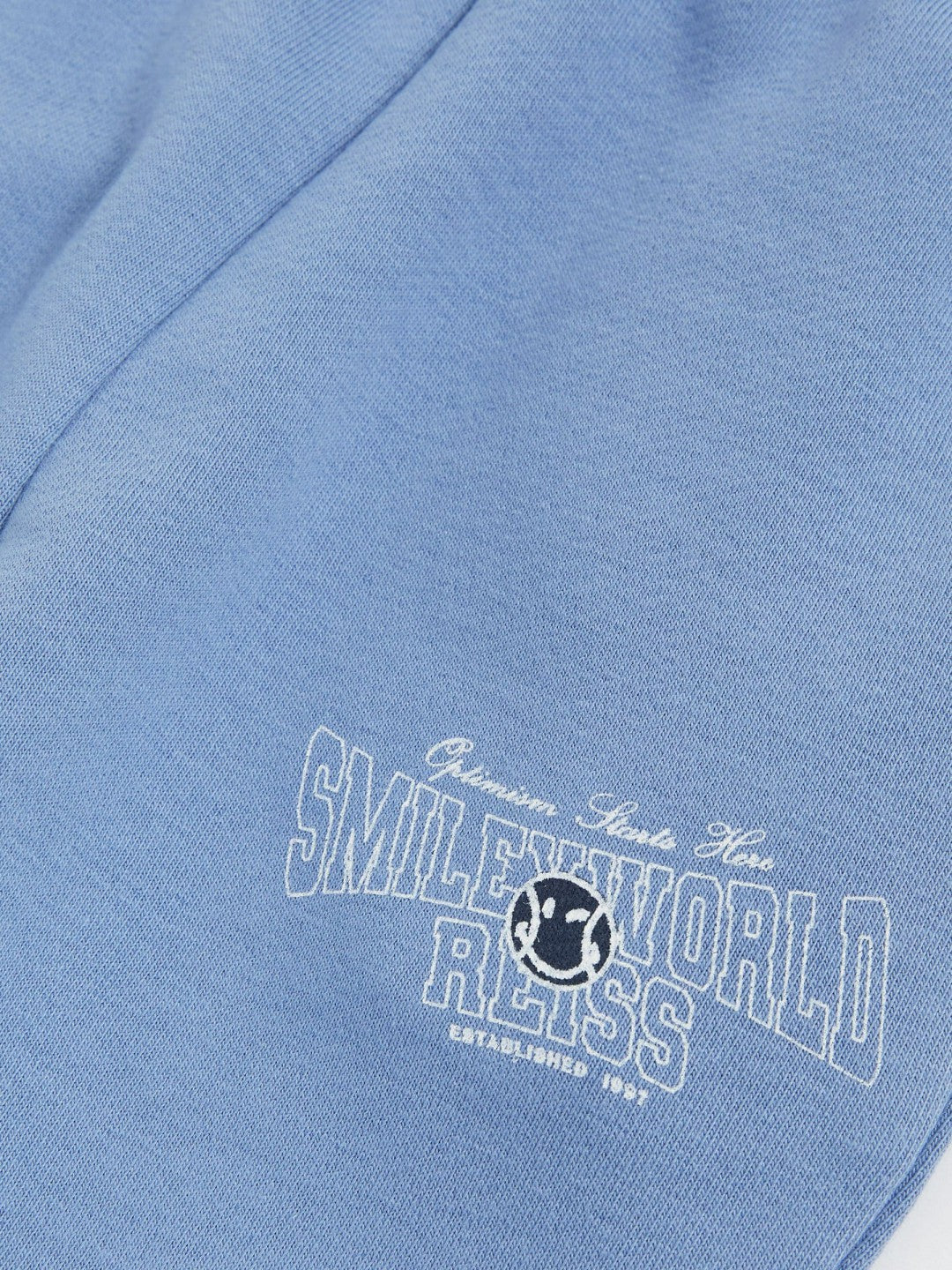 13-14 yrs SmileyWorld Cuffed Joggers Unisex Fit Blue | Children