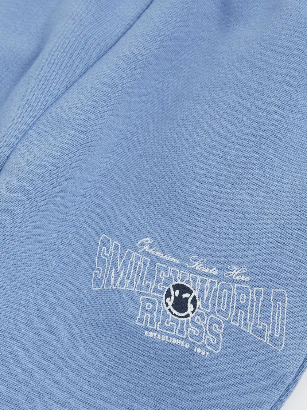 13-14 yrs SmileyWorld Cuffed Joggers Unisex Fit Blue | Children