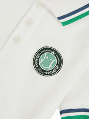 9-13 yrs SmileyWorld Piqué Polo Shirt White | Children