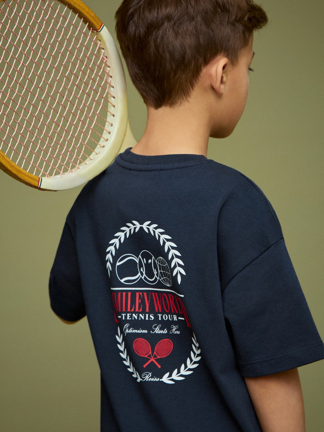 9-13 yrs SmileyWorld Oversize T-Shirt Navy | Children