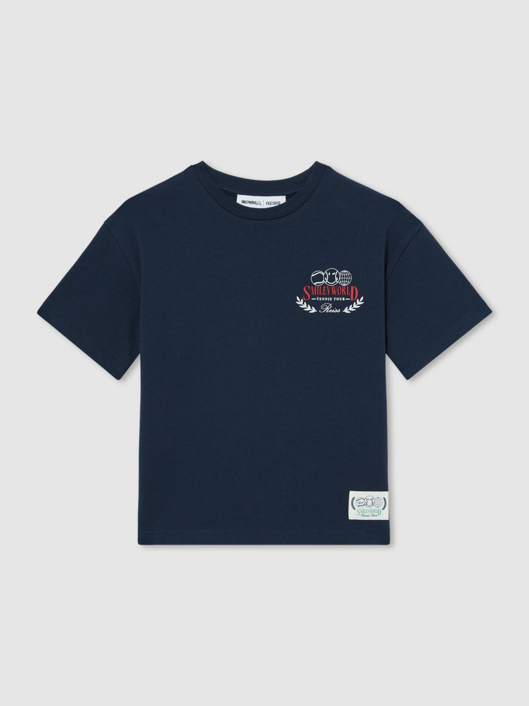 9-13 yrs SmileyWorld Oversize T-Shirt Navy | Children