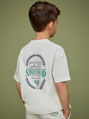 9-13 yrs SmileyWorld Oversize T-Shirt White | Children