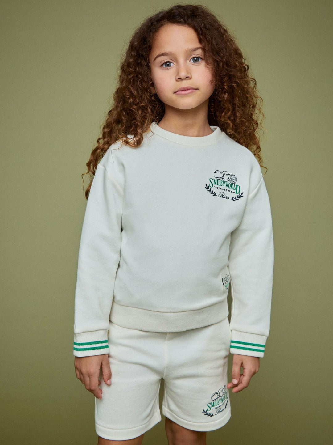 13-14 yrs SmileyWorld Logo Sweatshirt Unisex Fit White | Children