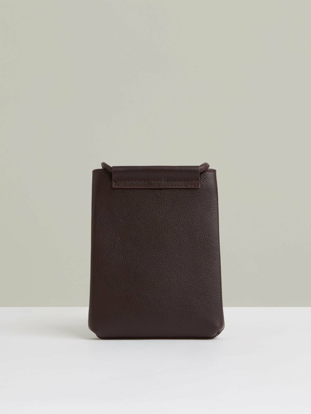 Leather Phone Holder Oxblood | Womens