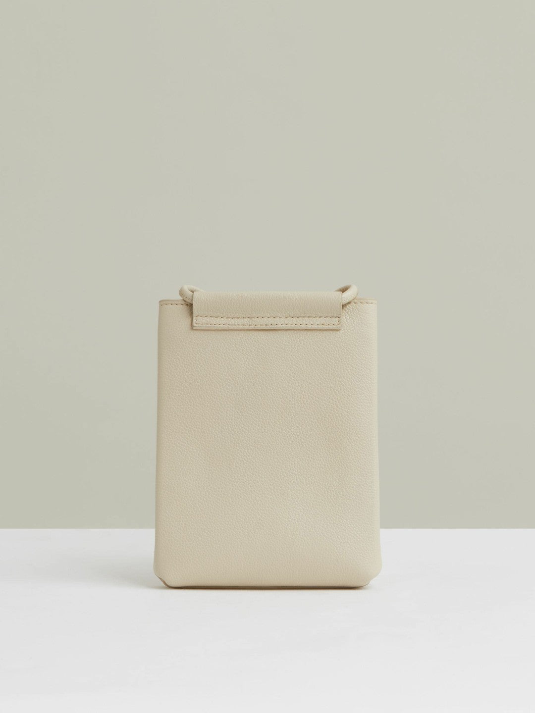 Leather Phone Holder Off White | Womens