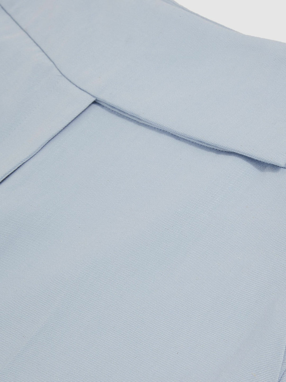 Lyocell-Linen Wide-Leg Trousers Blue | Womens