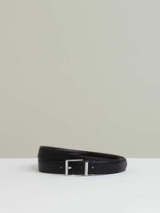 Reversible Leather Belt with Interchangeable Buckle Black/Brown | Mens