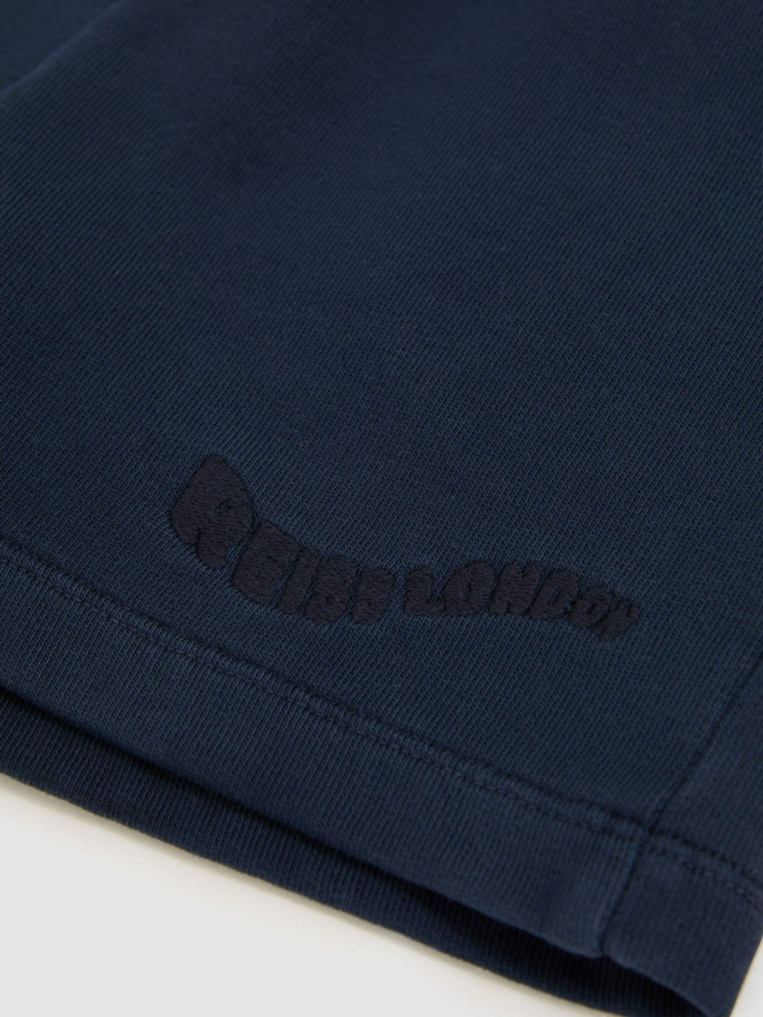 9-13 yrs Cotton Brand-Embroidered Shorts Washed Navy | Children