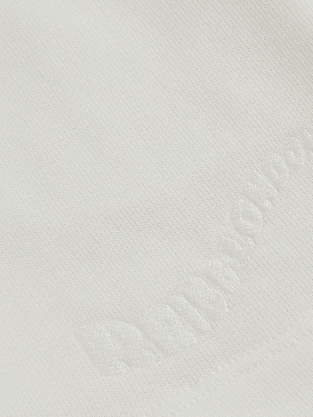 9-13 yrs Cotton Brand-Embroidered Shorts Off White | Children