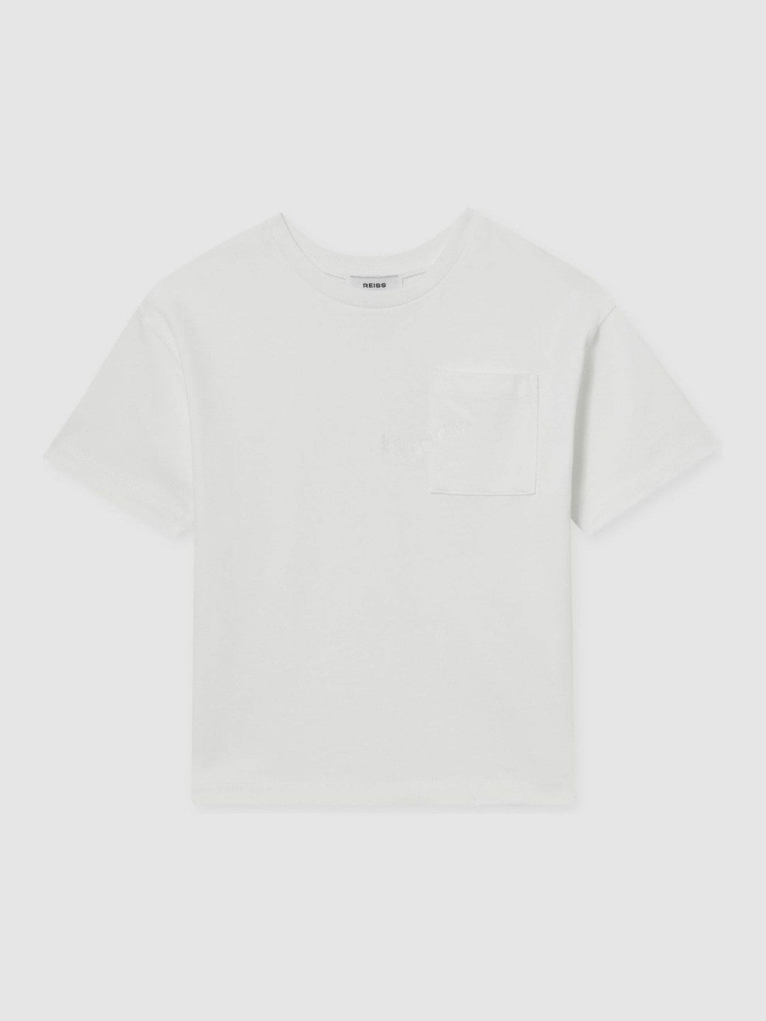3-9 yrs Cotton Palm-Embroidery Oversize T-Shirt Off White | Children
