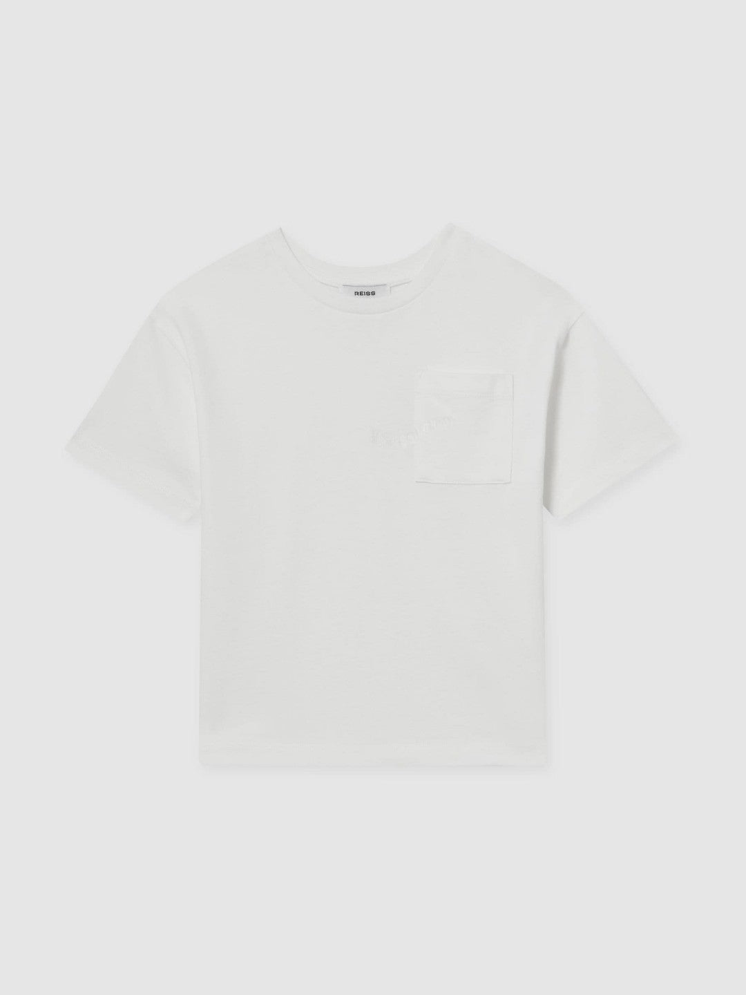 13-14 yrs Cotton Palm-Embroidery Oversize T-Shirt Off White | Children