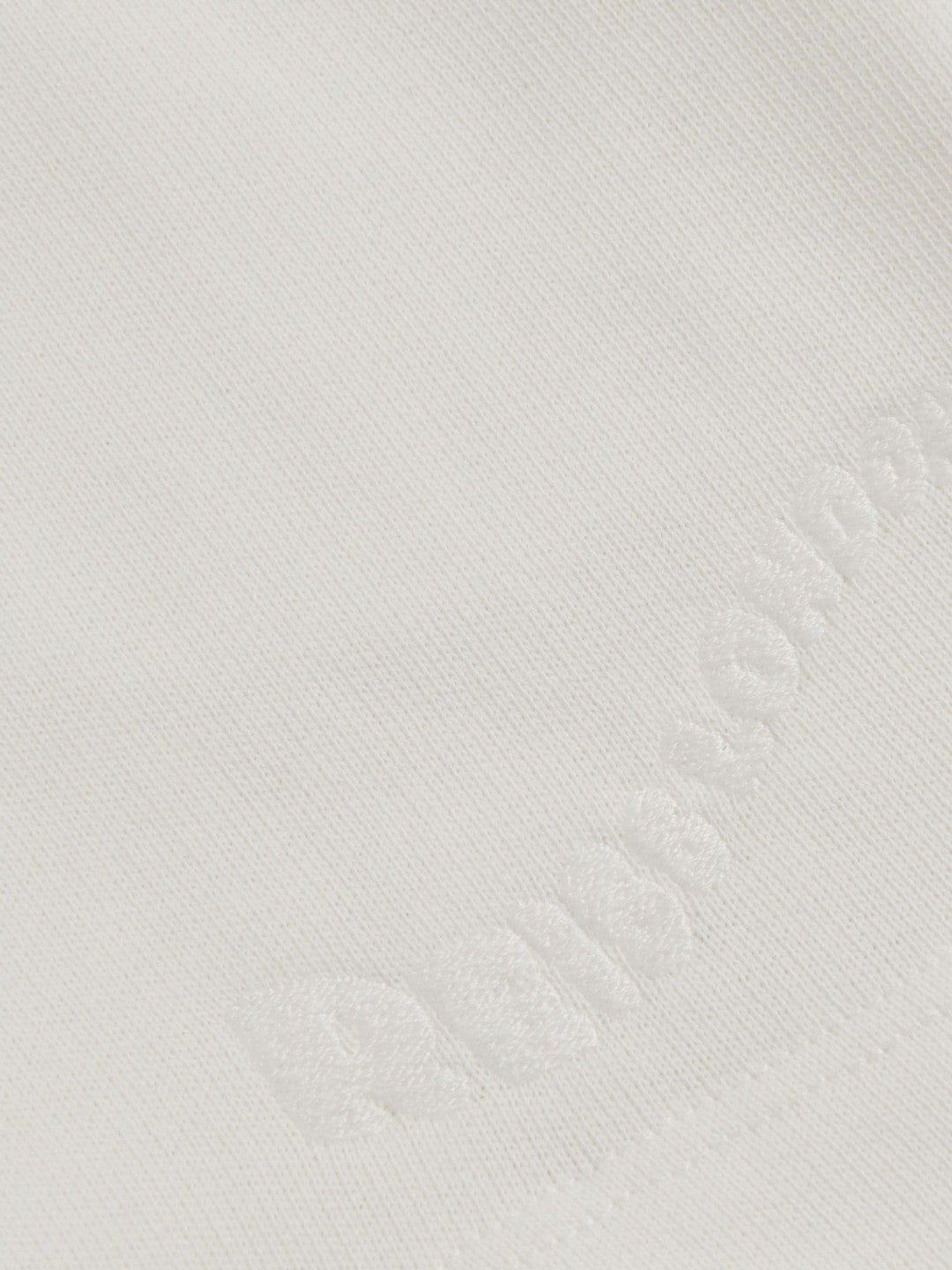 3-9 yrs Cotton Brand-Embroidered Shorts Off White | Children