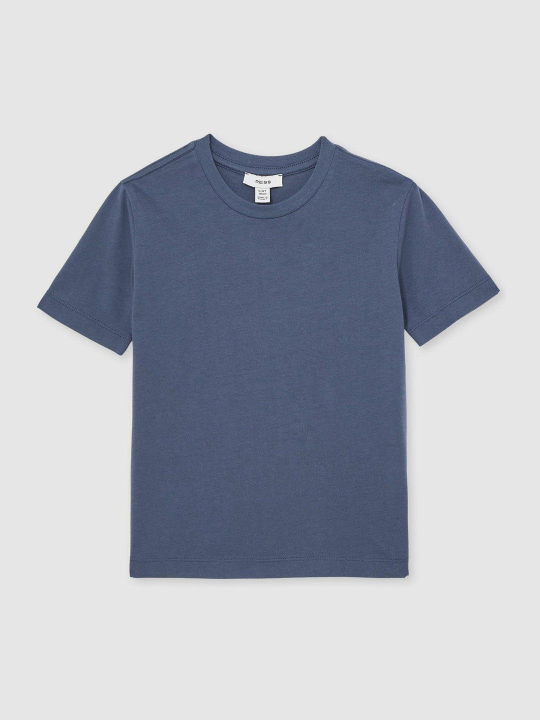 9-13 yrs Crew Neck T-Shirt Ocean Blue | Children