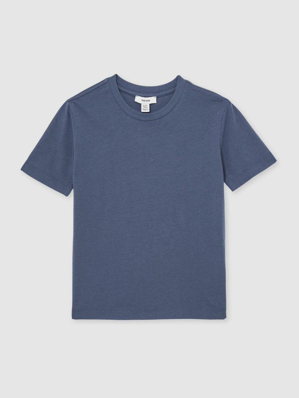 9-13 yrs Crew Neck T-Shirt Ocean Blue | Children