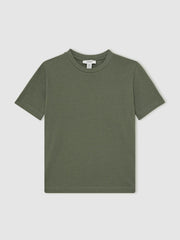 9-13 yrs Crew Neck T-Shirt Dark Sage | Children