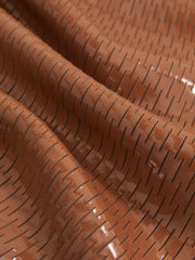 Atelier Laser-Cut Pencil Skirt Tan | Womens