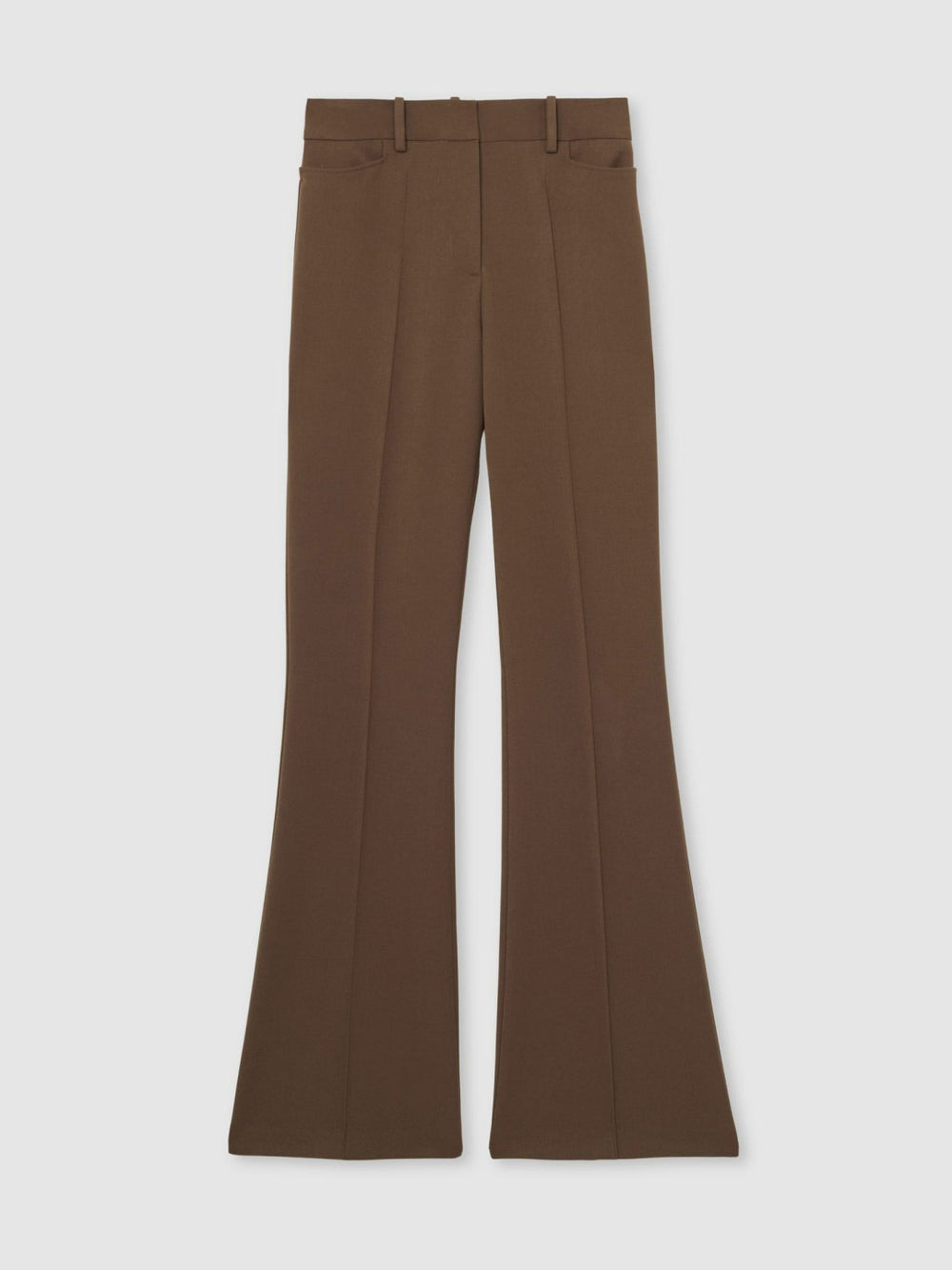 Petite Flared Suit Trousers Mink Neutral | Womens