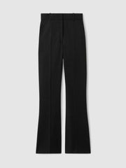 Wool-Blend Wide-Leg Suit Trousers Black | Womens
