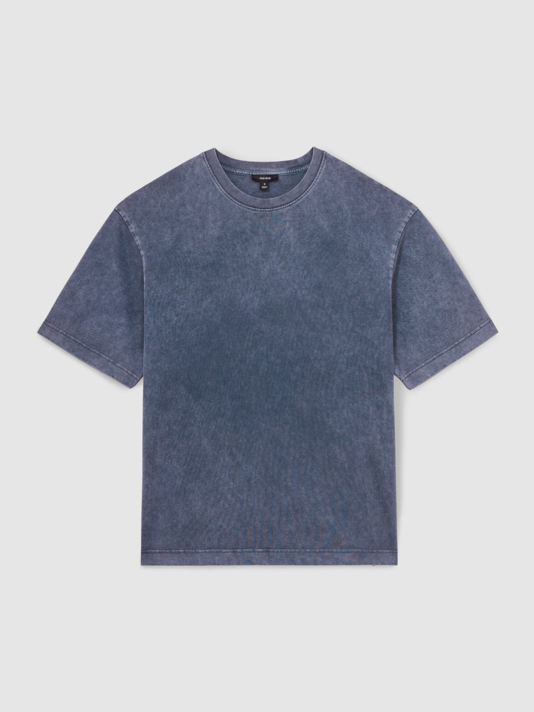 Cotton GarMenst-Dyed Oversize T-Shirt Indigo Blue | Mens