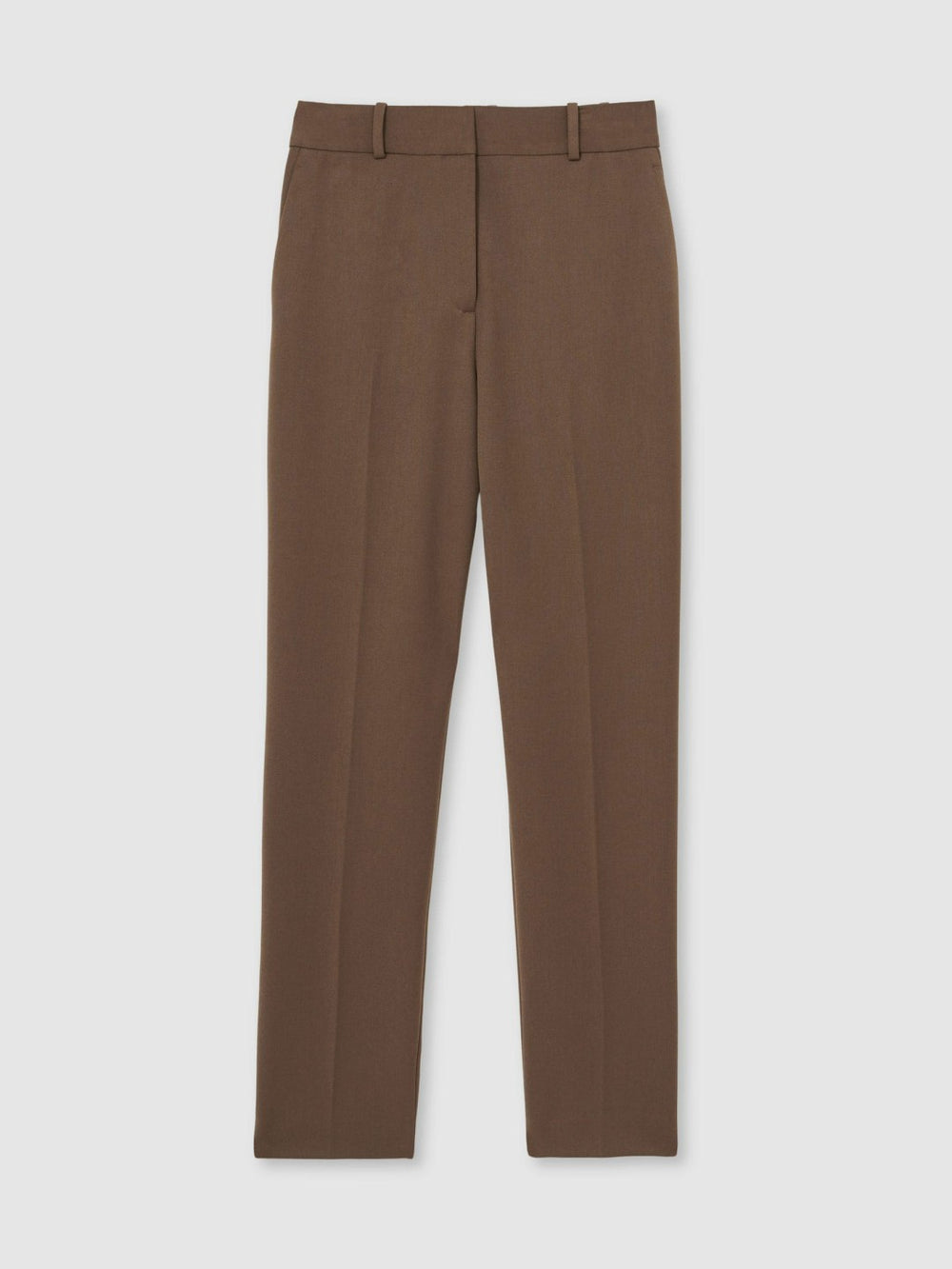 Petite Slim Fit Suit Trousers Mink Neutral | Womens
