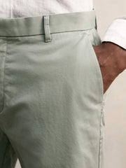 Short Length Casual Chino Shorts Pistachio | Mens