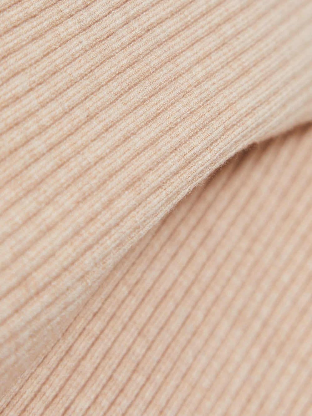 Asymmetric Draped Knitted Jumper Oatmeal Neutral | Womens
