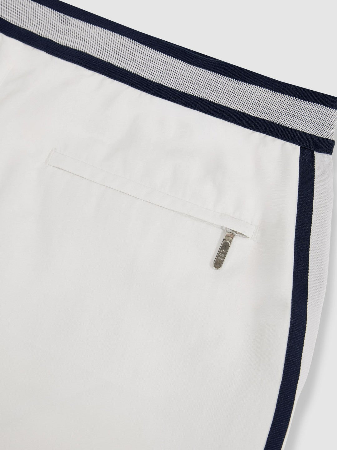 | Ché Stripe-Trim Swim Shorts White | Mens