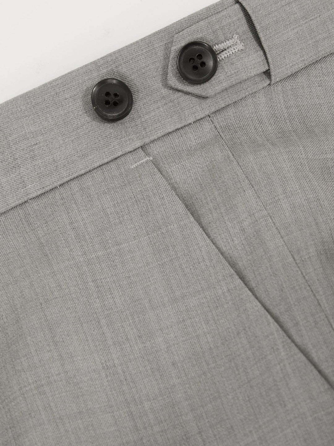 Slim-Fit Wool Suit Trousers Mid Grey | Mens