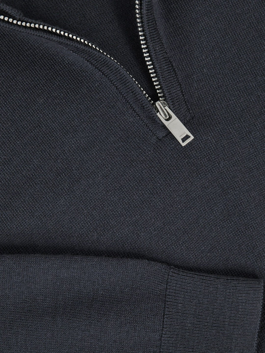 9-13 yrs Merino Wool Half-Zip Funnel Neck Jumper Midnight Navy | Children