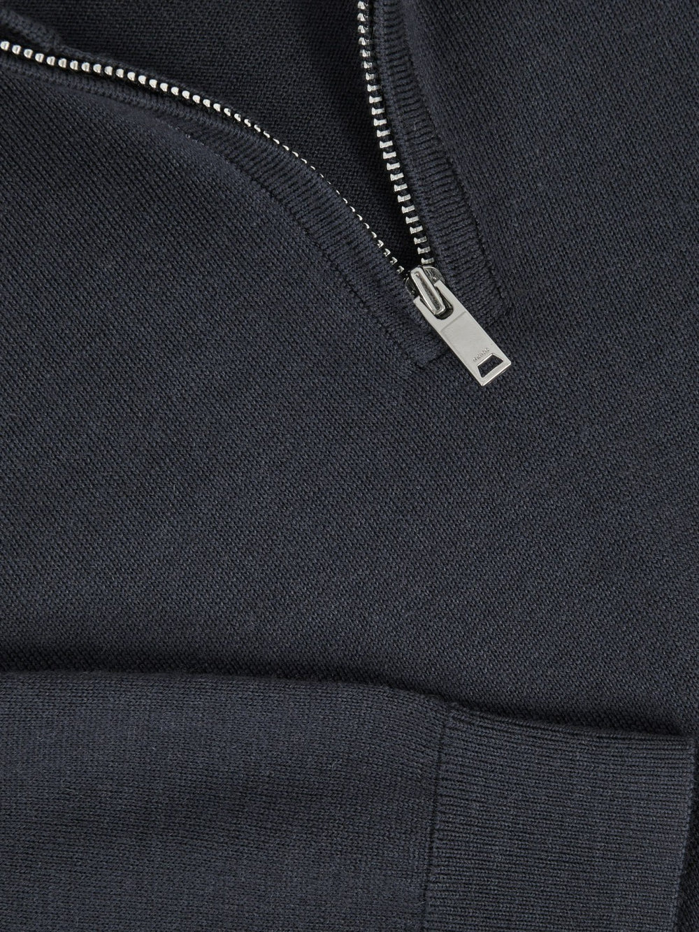 9-13 yrs Merino Wool Half-Zip Funnel Neck Jumper Midnight Navy | Children