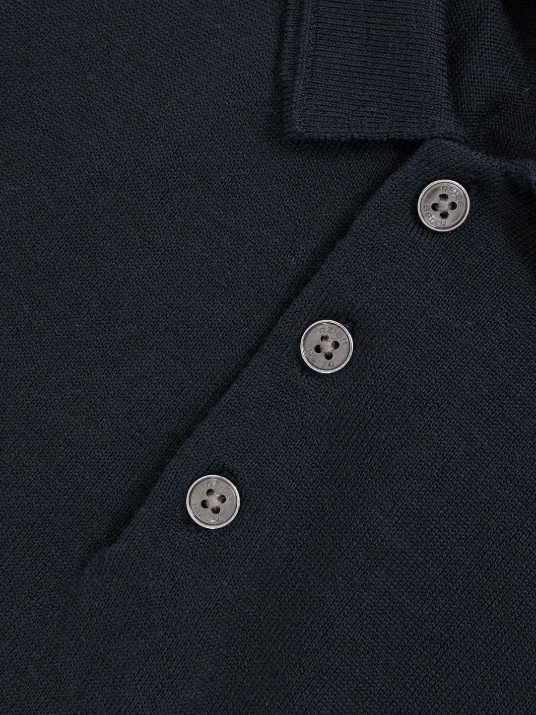 3-9 yrs Merino Wool Short Sleeve Polo Shirt Midnight Navy | Children