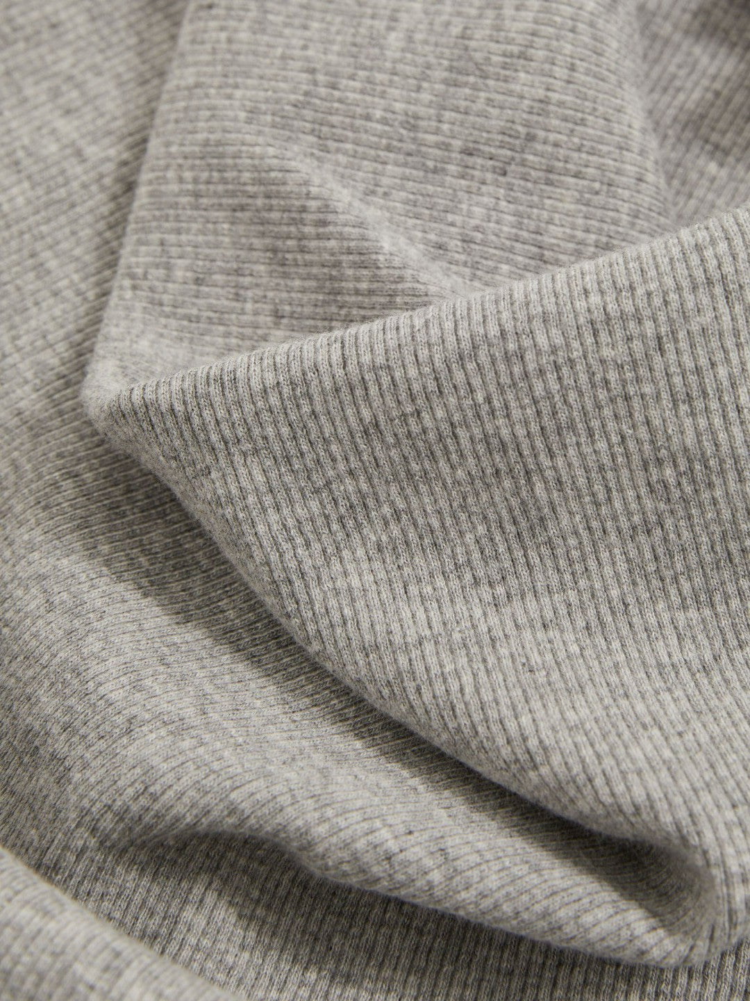 Ribbed Cowl-Neck Vest Grey Marl | Womens