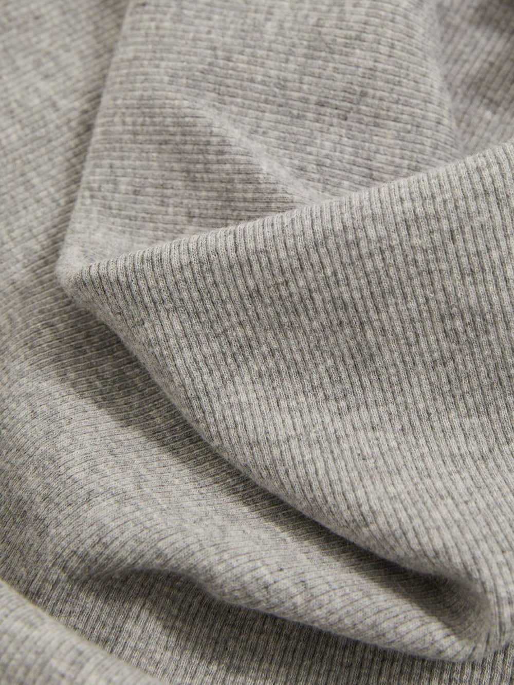 Ribbed Cowl-Neck Vest Grey Marl | Womens