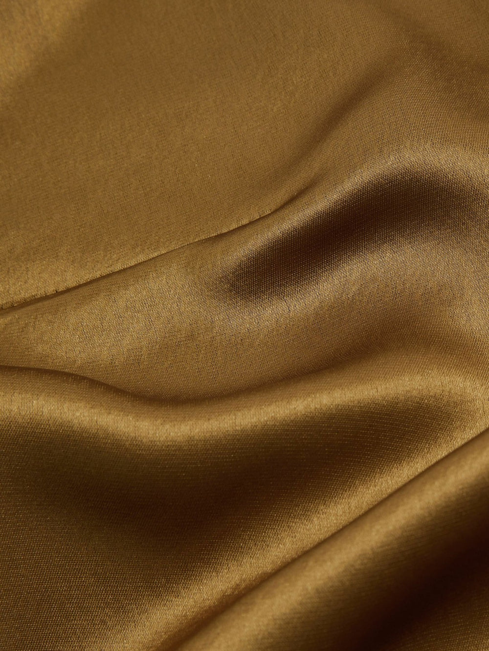 Acler Draped Satin Mini Dress Gold Moss | Womens