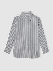 | Les 100 Ciels Stripe Shirt White/Navy | Womens